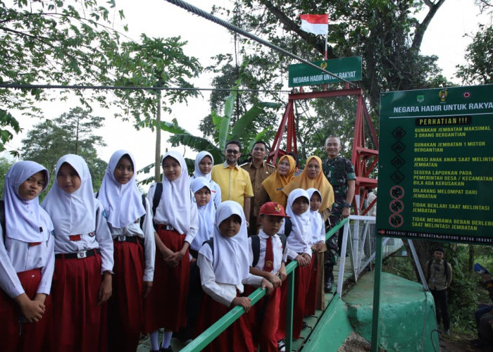 Total 7 Jembatan Gantung TNI-Polri Dibangun di Kabupaten Bekasi, Ini Daftar dan Lokasinya...