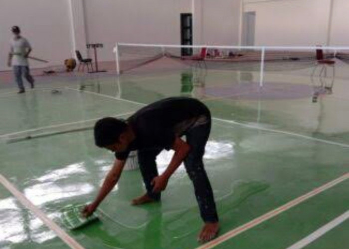Renovasi Lapangan Bulutangkis Indoor di Tarumajaya Dimulai