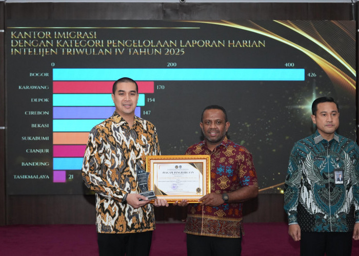 Kantor Imigrasi Kelas I Non TPI Karawang Raih Tiga Penghargaan Bergengsi