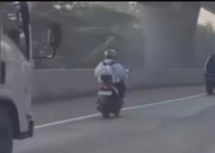 Pemotor Nekat Masuk Tol karena Google Maps, Diamankan Polisi