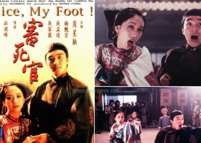 Sinopsis, Link Nonton dan Download Film Komedi Stephen Chow, Justice, My Foot! (1992) Subtitle Indonesia