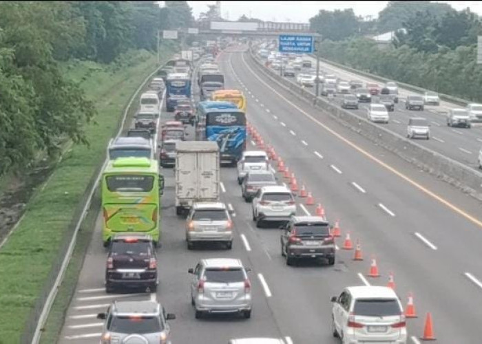 Update Arus Balik Lebaran 2026: 49.021 Kendaraan Masuk Tol Cikampek Arah Jakarta 24 Maret 2026