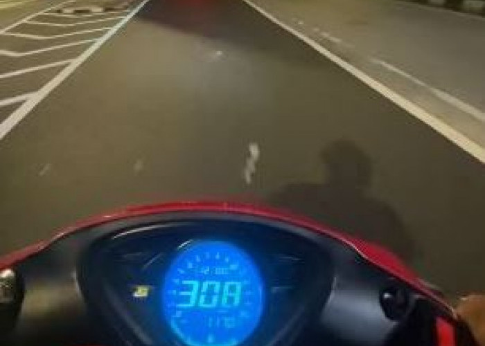 Viral, Video Top Speed Yamaha Mio Tembus 308 Km/Jam, Warganet : Sangking Laju nya Sampai 300cc