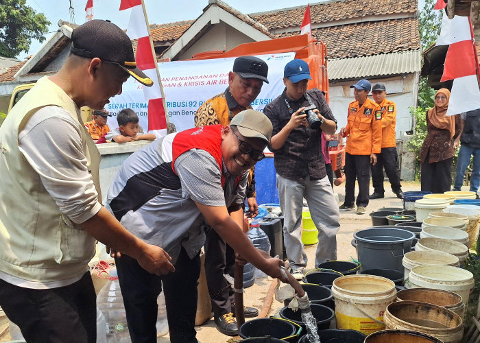 Salurkan 92 Ribu Liter Air Bersih, PHE ONWJ Bantu Warga Terdampak Kekeringan di Karawang