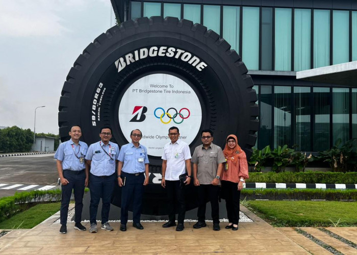 Tingkatkan Sinergi, BPJS Ketenagakerjaan Karawang CRM ke PT Bridgestone Tire Indonesia