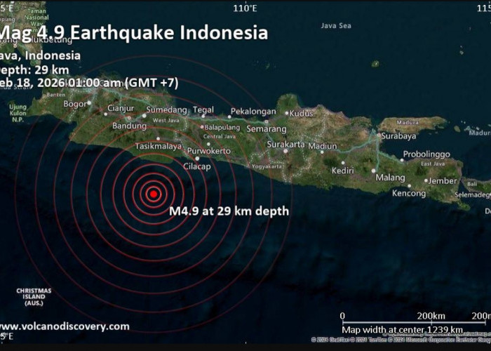 Gempa Magnitudo 4,8 Guncang Pangandaran, Getaran Terasa hingga Tasikmalaya dan Garut