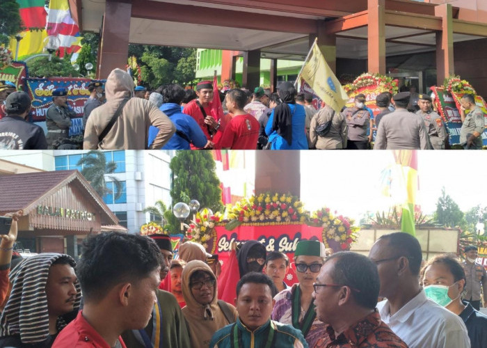 Mahasiswa Tuntut Janji Plt Wali Kota Bekasi, Terutama Terkait Revitalisasi Pasar