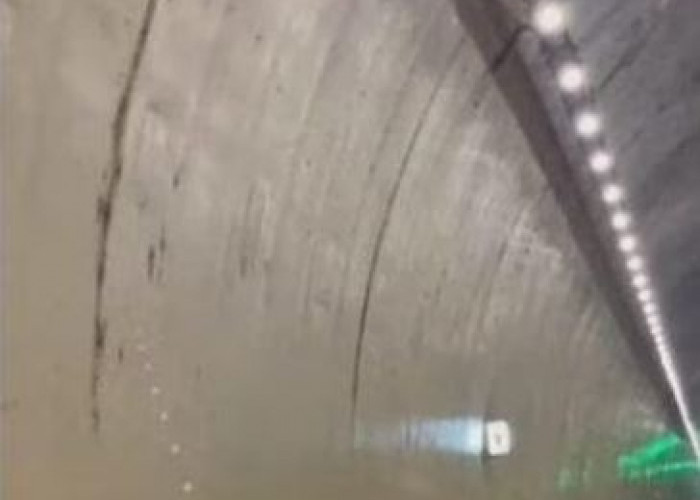 VIRAL! Dinding Terowongan Kembar Tol Cisumdawu Retak-retak Akibat Dihantam Gempabumi Sebanyak 3 Kali 