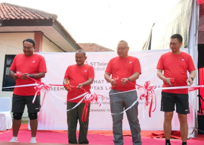 Dukung Fasilitas Olahraga, STT GDC dan Kecamatan Cikarang Pusat Resmikan Lapangan Bulutangkis 