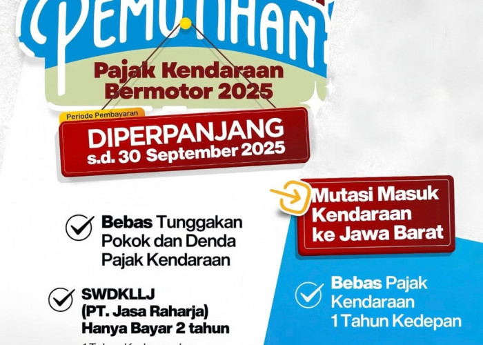 Pemprov Jawa Barat Perpanjang Program Pemutihan Pajak Kendaraan Hingga September 2025
