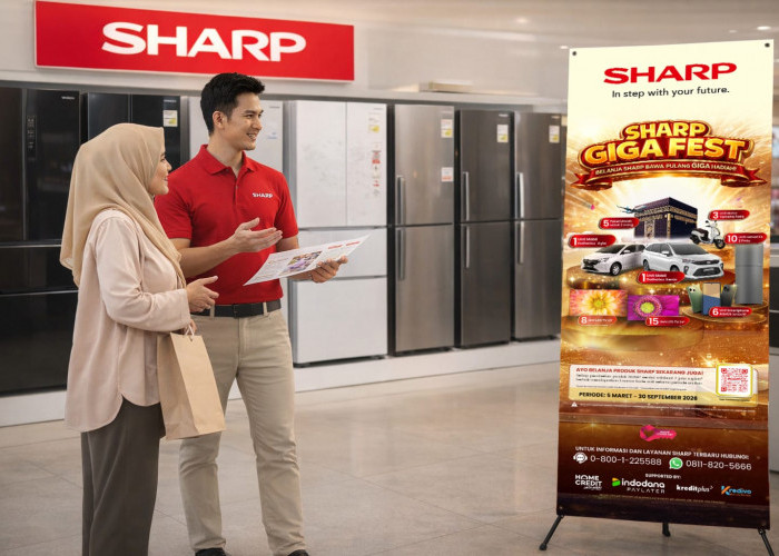 Rayakan 56 Tahun di Indonesia, Sharp Lovers Day GIGA Fest 2026 Hadirkan 56 Hadiah Spektakuler
