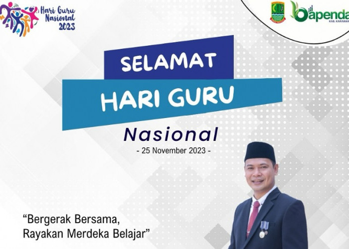 Bapenda Karawang Mengucapkan Selamat Hari Guru Nasional, 