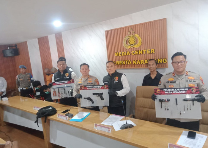 Komplotan Spesialis Curanmor di Karawang Digulung Polisi, 4 Tersangka dan 7 Motor Disita