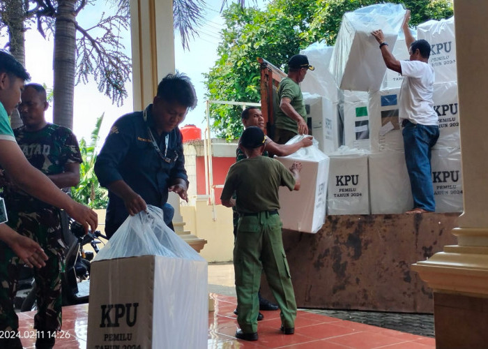 Pemilu di Desa Serang Aman, Kades Apresiasi Penyelanggara