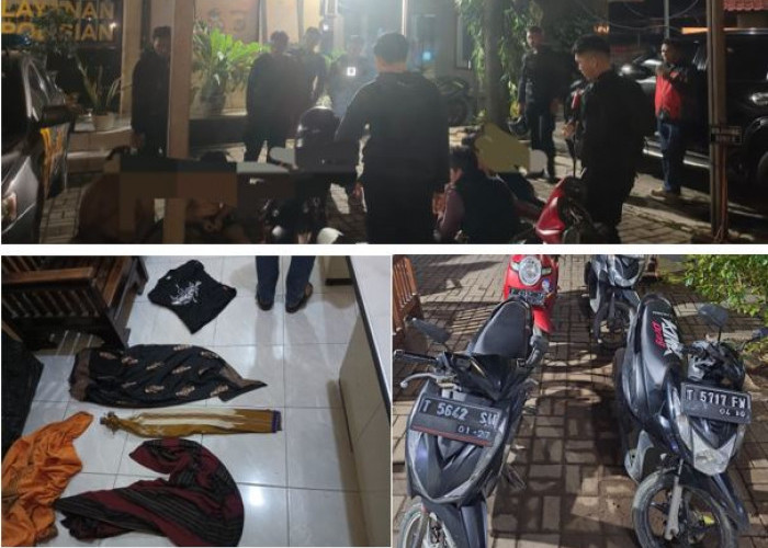 Polisi Amankan 6 Remaja di Telukjambe Timur yang Akan Tawuran ''PERANG SARUNG''