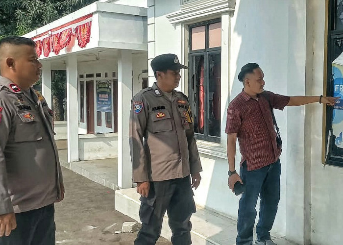 Kantor Desa Sukadaya di Sukawangi Kabupaten Bekasi Dirusak Orang Tak Dikenal 