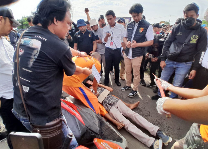 Polisi Gelar Pra Rekontruksi Pembunuhan Karyawan Toyota, Ternyata Begini Cara 2 Eksekutor Habisi Korban