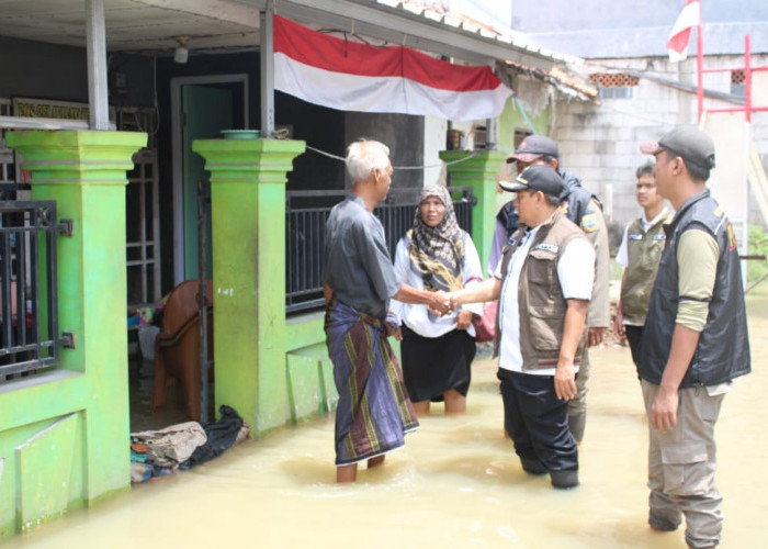 Sebanyak 225 Rumah Terendam Banjir Akibat Luapan Kali Cikarang