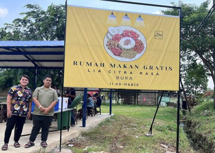 Keren, Dua Pemuda Asli Karawang Dirikan Rumah Makan Gratis Lia Citra Rasa, Cek Lokasinya