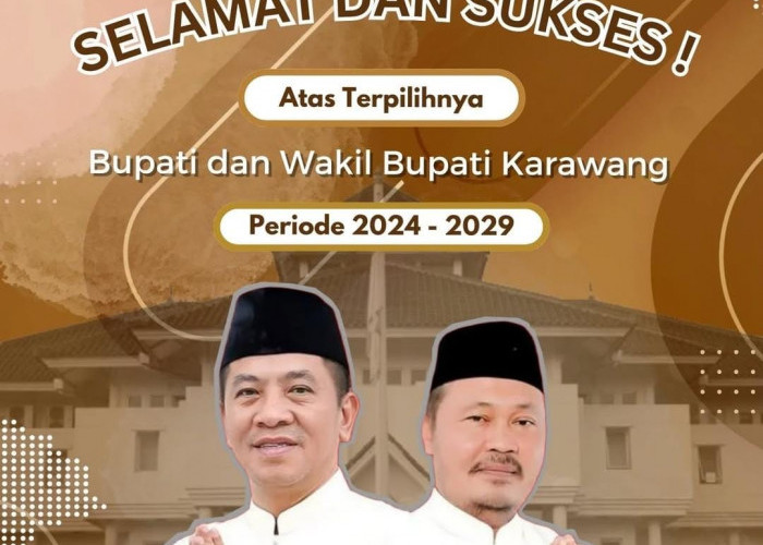 Bapenda Karawang Ucapkan Selamat atas Terpilihnya Bupati dan Wakil Bupati Karawang 2024-2029