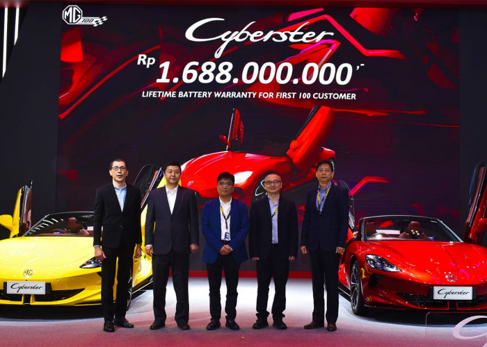 EV Roadster Pertama di Dunia: MG Cyberster Jadi Sorotan di GIIAS 2024, Tarikannya 100 Km/Jam dalam 3,2 Detik