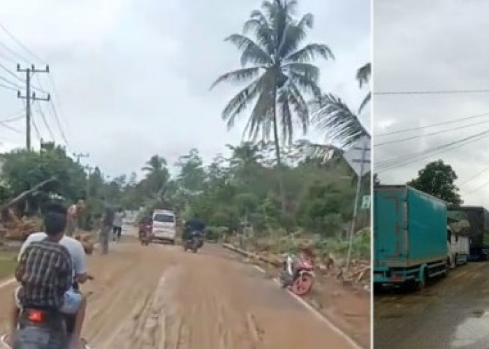 Banjir Bandang Rendam Beberapa Pekon dan Putus Akses Jalinbar di Tanggamus