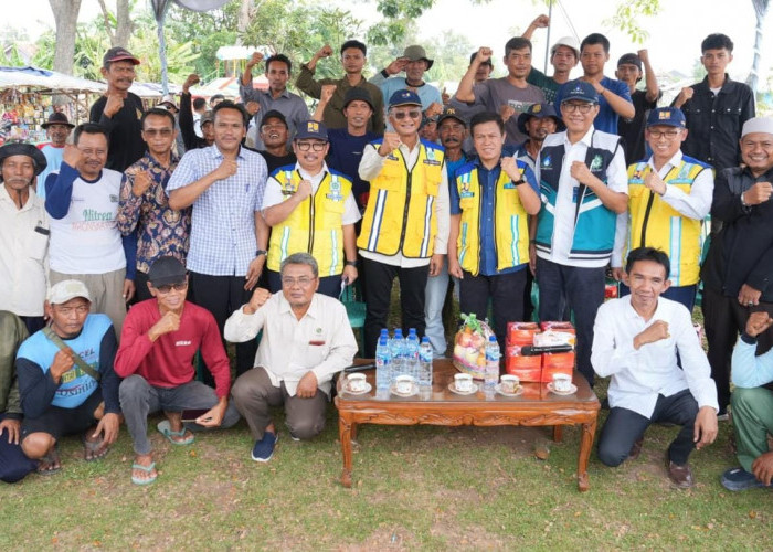 Dukung Peningkatan Produksi Beras, Menteri Dody Tinjau Rehabilitasi Saluran Induk Tarum Utama D.I Jatiluhur