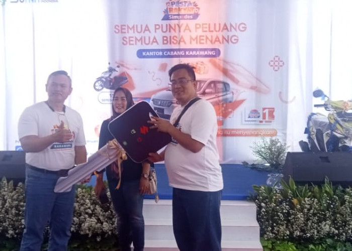 BRI Cabang Karawang Gelar Pengundian Hadiah Simpedes, Bagikan Mobil dan Belasan Motor