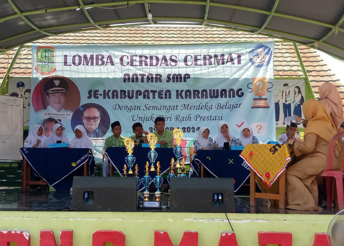 72 Siswa SMP Adu Kepintaran dalam Lomba Cerdas Cermat Tingkat Kabupaten Karawang