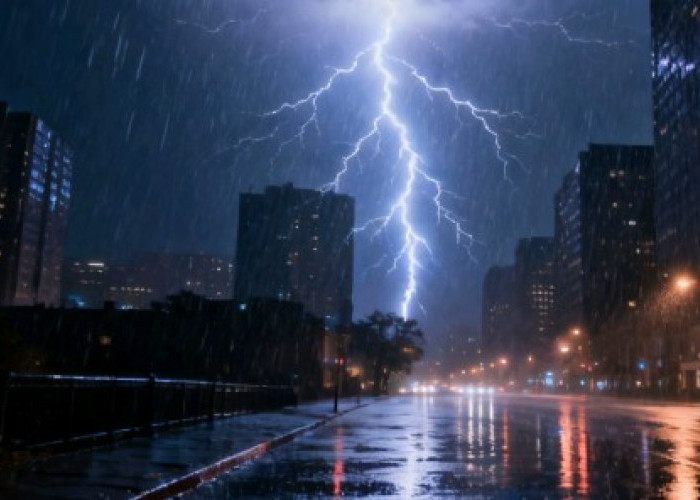 BMKG: Fenomena Hujan Petir di Sore Ini, yang Pulang Kerja Hati- hati