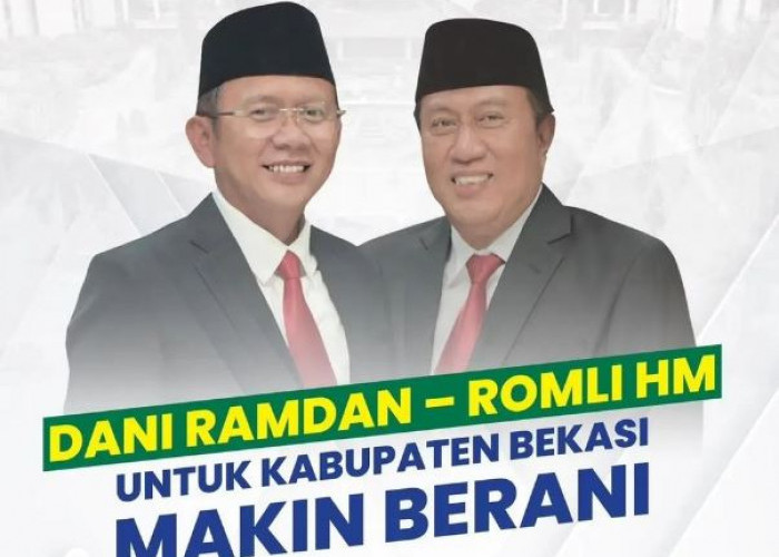 Visi Misi Nomor Urut 1 di Pilkada 2024 Kabupaten Bekasi, Dani-Romli : 'Bekasi Berani Nomor Satu'