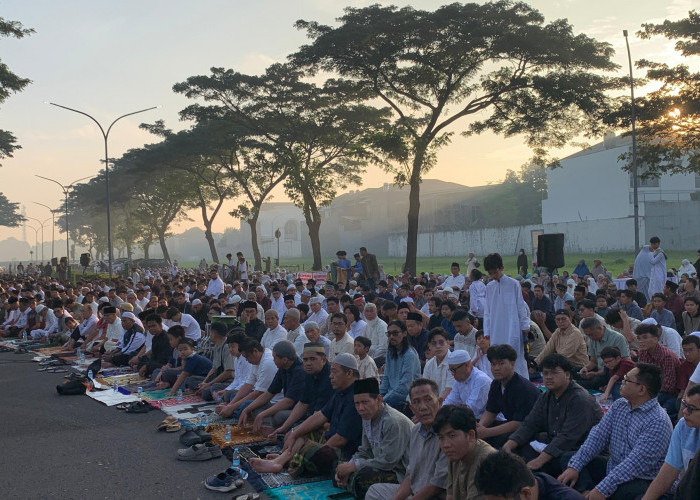 Bentuk Toleransi, Salat Ied Muhammadiyah di Tambun Dijaga Banser