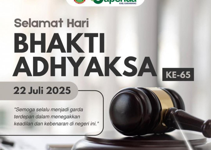 Bapenda Karawang Ucapkan Selamat Hari Bhakti Adhyaksa ke-65