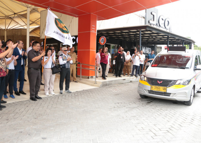 Dukung Transportasi Berkelanjutan, Jababeka Launching & Flag Off Shuttle K-99 Feeder BTS