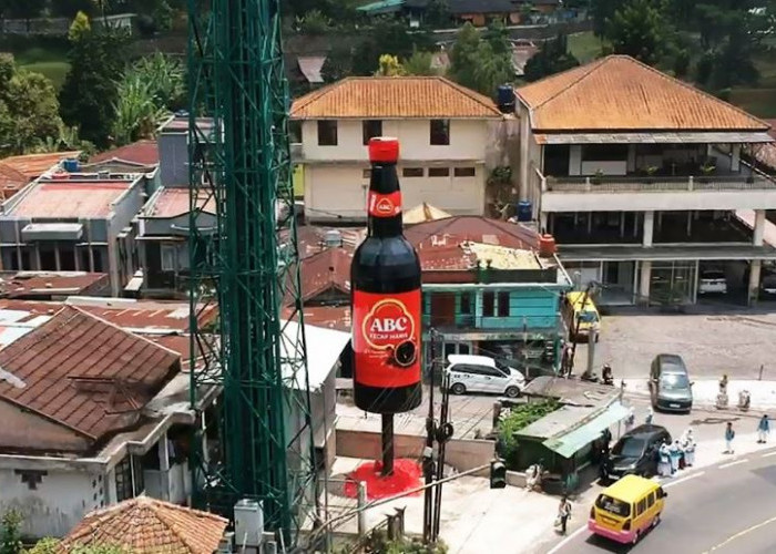 Akhirnya Setelah Lama Ditunggu, Botol Kecap ABC Raksasa yang Ikonik Hadir Kembali di Puncak dengan Wajah Baru