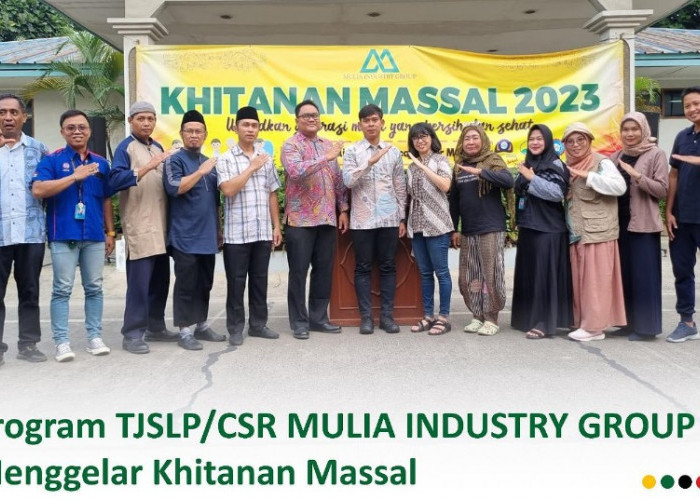 Bappeda Kabupaten Bekasi dan MULIA INDUSTRY GROUP Kolaborasi Gelar Khitanan Massal