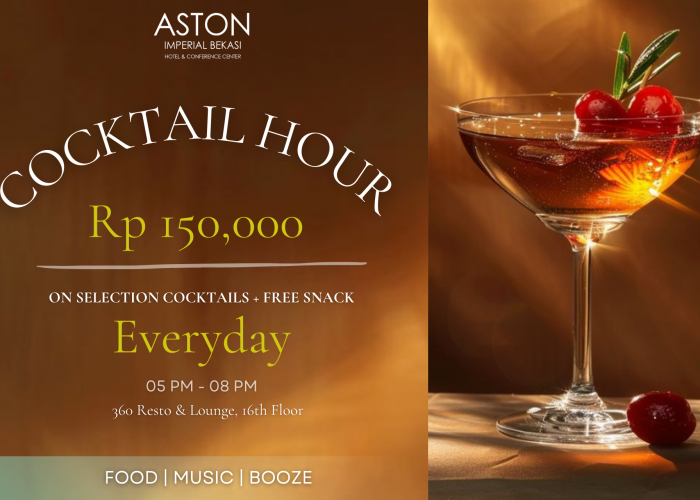 Cocktail & Chill dari Lounge terindah di Kota Bekasi