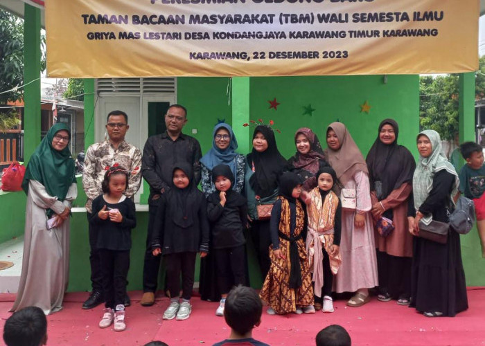 Ekskul Tari TK Islam Nurul Ilmi Eksis, Tampil dalam Peresmian TBM Wali Semesta Ilmu