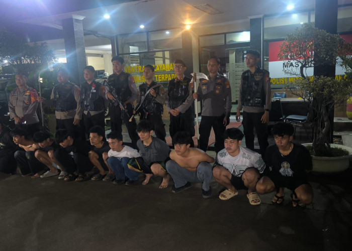 Hendak Tawuran, 10 ABG di Bekasi Keburu Diciduk Polisi