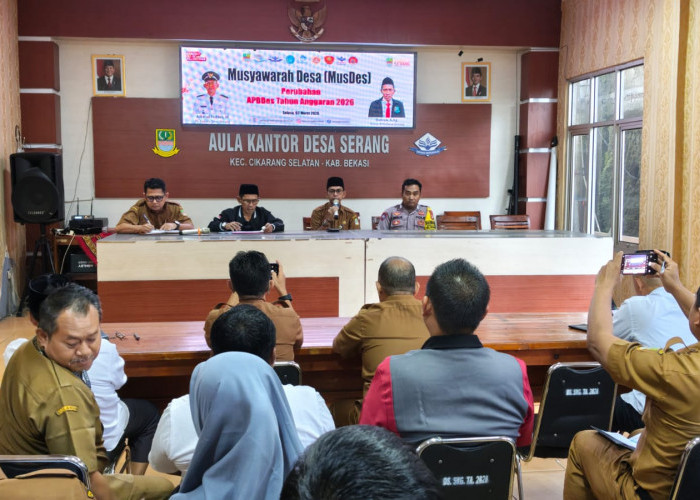 Terdampak Efisiensi Anggaran, BPD Serang Lakukan Musdes Perubahan APBDes 2026