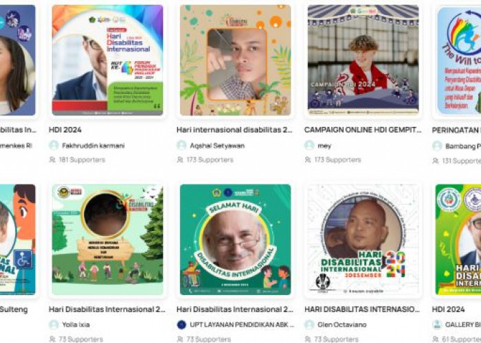 30 Link Twibbon Hari Disabilitas Internasional 2024 Terbaru & Gratis Lengkap beserta Ucapannya, Cek Langsung!