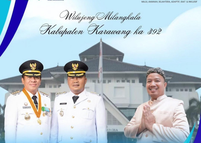 Bapenda Karawang Sampaikan Ucapan Selamat Milangkala Kabupaten Karawang ke-392