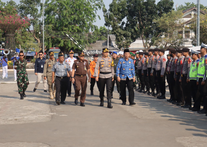 Operasi Mantap Brata Lodaya, 780 Personil Polres Karawang Disiagakan Dalam Rangka Pengamanan Pemilu 2024