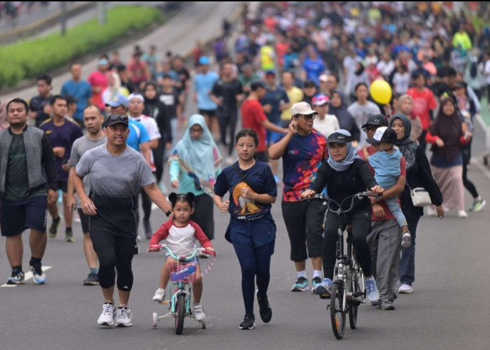 CFD Bekasi Kembali Ramai Aktivitas Warga