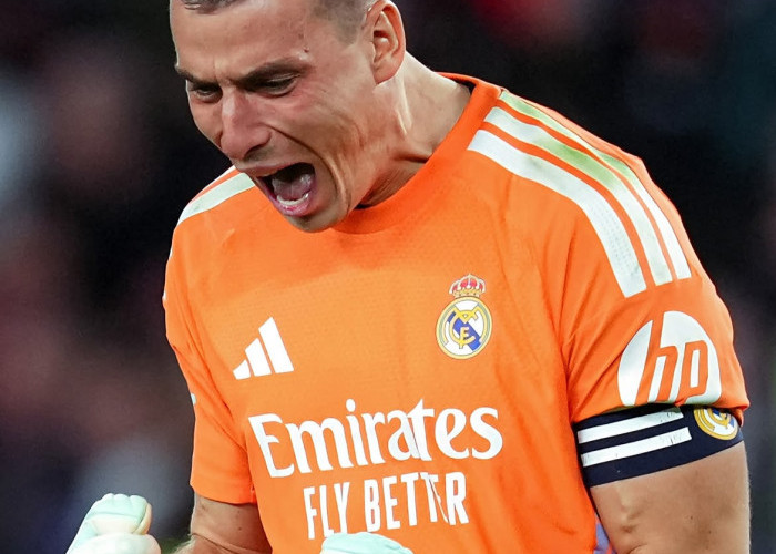 12 Laga Cuma Jadi Penonton, Andriy Lunin Langsung Tampil Gemilang di El Clasico dan Bantu Real Madrid Menang