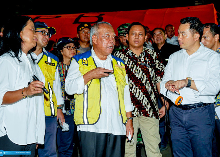 Menteri PUPR Basuki Hadimuljono Tinjau SMAN 1 Sumedang
