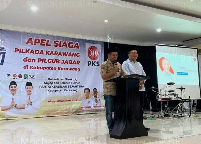 PKS Gelar Apel Siaga Pilkada 2024, Bergerak Untuk Kemenangan Aep-Maslani