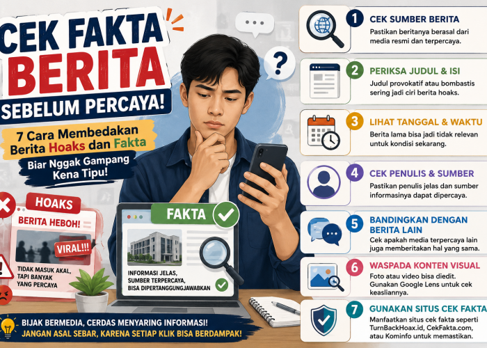 Cek Fakta Berita Sebelum Percaya! 7 Cara Membedakan Berita Hoaks dan Fakta Biar Nggak Gampang Kena Tipu!