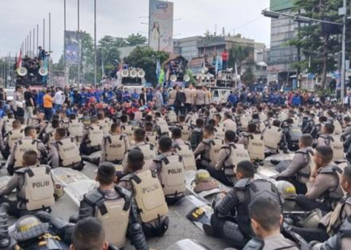 Polda Jabar Tangkap Pelaku Perusakan Fasilitas Umum Saat May Day di Bandung