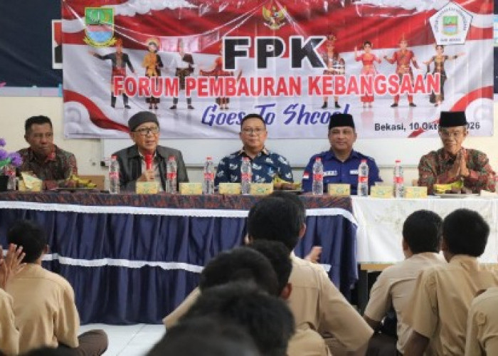 FKP Goes To School ke SMPN 5 Tambun Utara, Tanamakan Nilai-nilai Kebangsaan Sejak Dini 